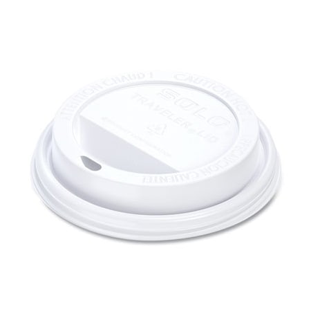 Dart TRAVELER CAPPUCCINO STYLE DOME LID, POLYSTYRENE, FITS 10-24 OZ HOT CUPS, WHITE, 1000PK TLP316